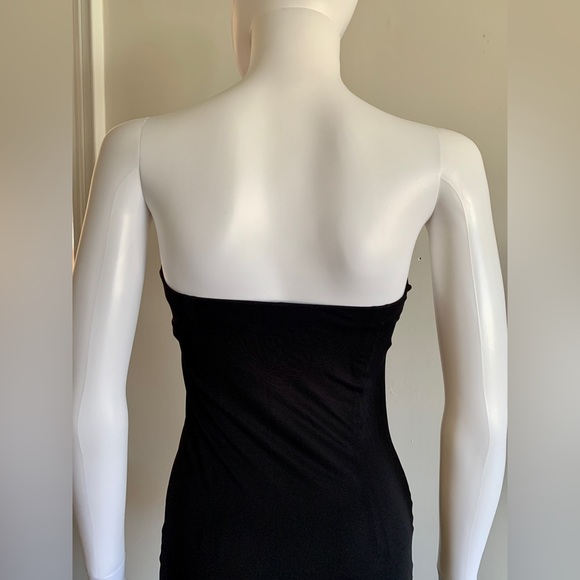 Vintage BCBG Max Azaria Strapless Gown in Black - Picture 6 of 9